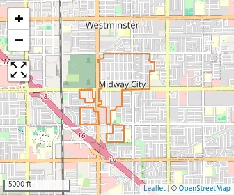 Area schools map